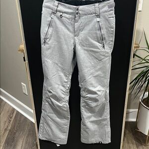 Roxy Light Gray Ski Pants